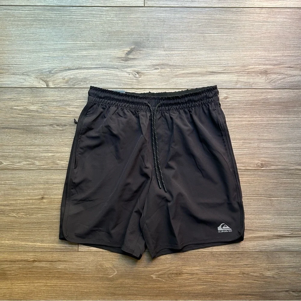 Quicksilver | Dryflight Black Workout Running Shorts (Small) - Picture 1 of 10